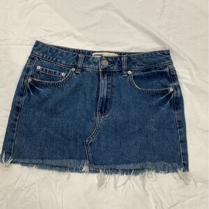Garage Blue Denim Skirt